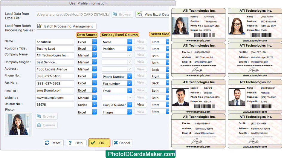 Mac ID Card Design Software Screenshots To Create ID Cards mac-id-card-design-software-screenshots-to-create-id-cards