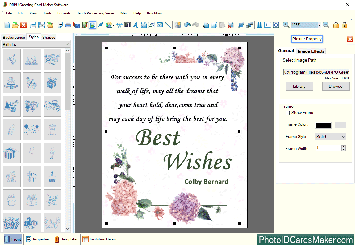 Greeting Card Maker Software