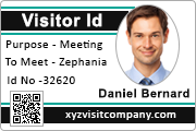 Visitor ID Card