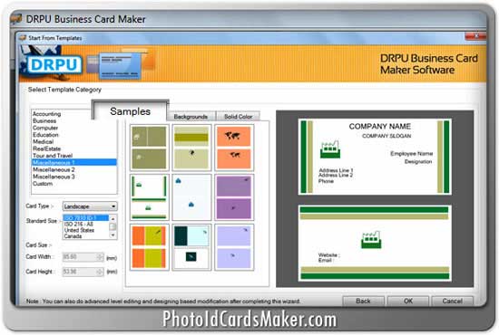 Business Cards Creator screenshot