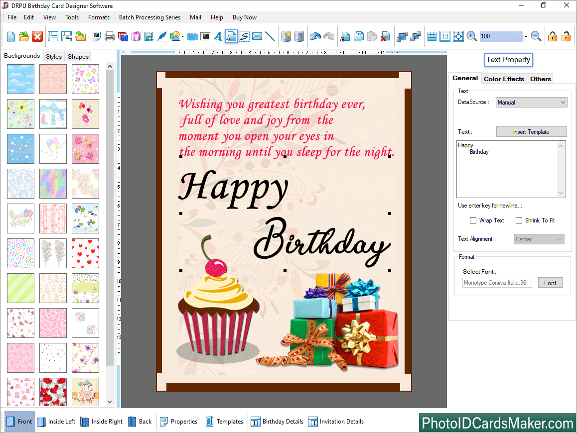 Birthday Card Maker Software