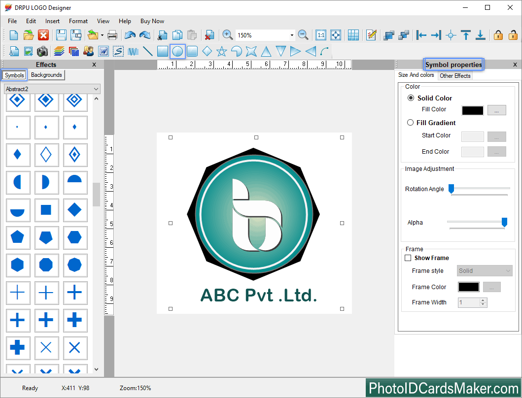 Logo Maker Software Symbol Properties