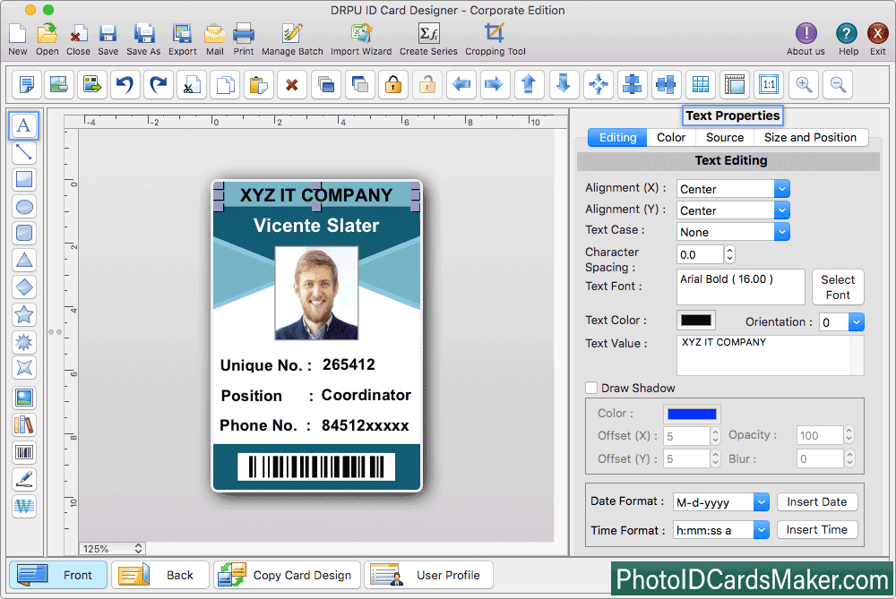 Mac ID Cards Maker (Corporate Edition)