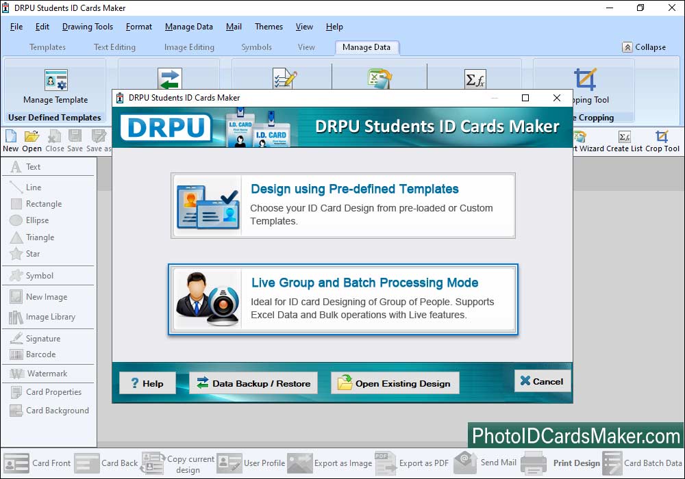 Student ID Cards Maker Software