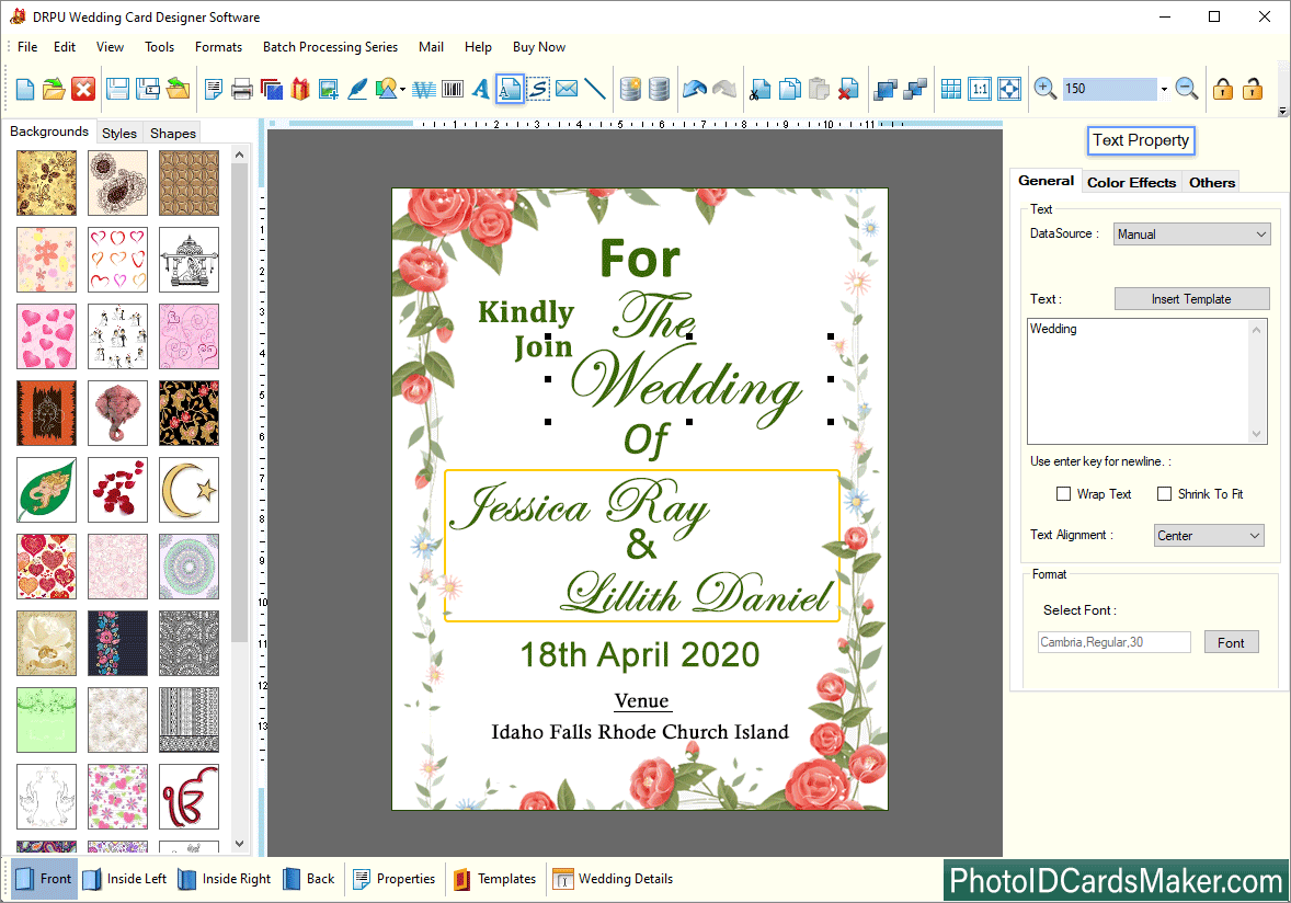 Wedding Card Maker Software